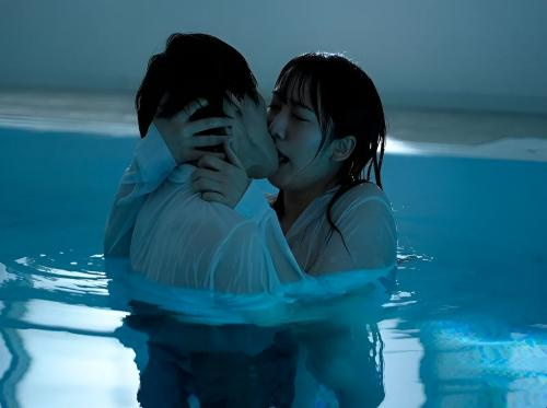 Stuck in the pool with a naughty female student